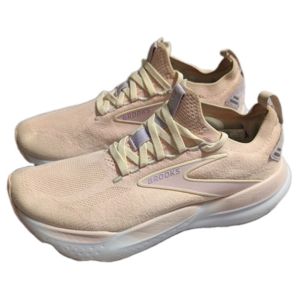 Brooks Glycerin 21 StealthFit Womens 8 Pink Running Shoes Sneakers DNA Loft v3